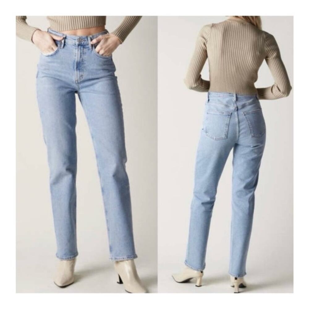 Agolde High Rise Stovepipe Jeans in Destination size 26